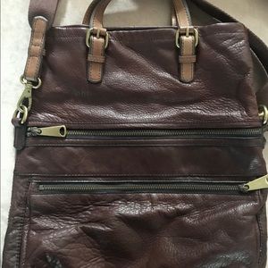 Fossil Carry-All Bag - Large, Brown, Crossbody